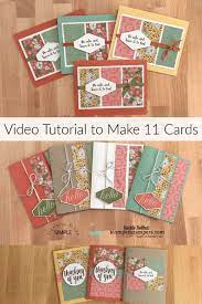 In this video, i discover five techniques/hacks that i learned that truly blew my mind and made me so excited about cardmaking. Stamp Along With Dave And Make 11 Easy Greeting Cards Easy Greeting Cards Card Making Tutorials Simple Cards