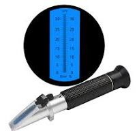 HT113ATC Handheld Refractometer Sugar Concentration Meter Densimeter 0-32%  Brix Saccharimeter Sugar Tester Fruits Grapes ATC