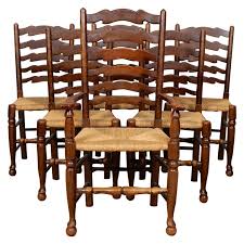 Liven up your home with a farmhouse table and enjoy a lifetime guarantee on every table made. 6 English Oak Elm Rushwork Country Dining Chairs Rustic Farmhouse Sussex Chairs For Sale At 1stdibs