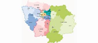 Cliquer sur le nom d'une région pour consulter sa carte, ses villes et ses informations détaillées. Carte D Ile De France Les Villes Franciliennes Pays Monde