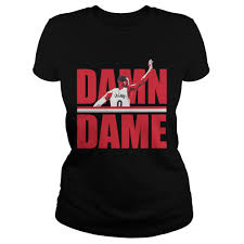 (dame, big game dame, sub zero, logo lillard, dame d.o.l.l.a.) position: Dame Time Damian Lillard Game Winner Tshirt T Shirt Classic