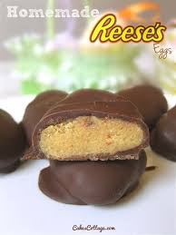 Homemade Reese S Eggs Cakescottage Recipe Desserts Peanut Butter Eggs Candy Recipes