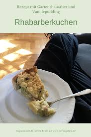 Rhabarberkuchen Lieblingskuchen Kostlich Mit Pudding Und Streusel Rhabarberkuchen Lebensmittel Essen Rhabarber