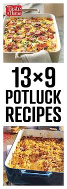 33 Potluck Recipes For Your 13x9 Pan Potluck Recipes Main Dish Potluck Recipes Potluck Dishes