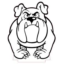 Bulldog Night Light Vector File For Laser And Cnc 3bee Studio Bulldog Drawing Animal Drawings Cartoon Drawings
