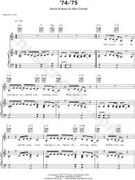 Learn to play the connells with easy chords for beginners. The Connells 74 75 Sheet Music In A Minor Download Print Sku Mn0106680