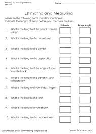 Fifth Grade Measurement Worksheets Estimating And Measuring Worksheet In 2020 Measurement Worksheets 2nd Grade Math Worksheets Math Worksheets