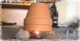 Candlelight has the most mesmerizing effect on people. Emergency Candle Heater Building A Single Candle Clay Pot Radiator
