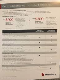 Maybe you would like to learn more about one of these? Union Bank Checking Bonus 300 Promotion Ca Or Wa Targeted
