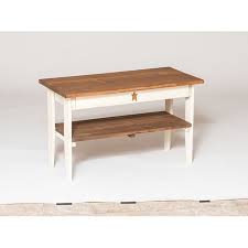 See other available colors from our color chart. Primitive Pine Coffee Table Antique White