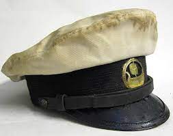 This Vintage Yacht Cap Is A Copy Of The One Used By Richard Widmark In The Film It Has Been Suitably Aged Has A U 17 Military Cap Vintage Cap Vintage