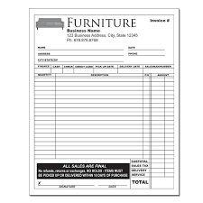 Furniture Invoice Form Invoice Template Receipt Template Make Invoice