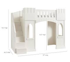Bedding is such a simple way to update a bedroom that you. Castle Loft Bed Pottery Barn Kids Kids Loft Beds Princess Loft Bed Loft Bed