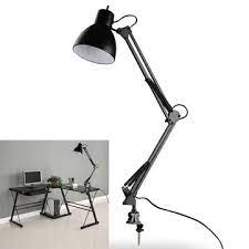 When buying a desk lamp, it is important that you base your decision on your functional requirements to ensure that your lamp produces good and comfortable lighting by your desk. Flexible Swing Arm Clamp Mount Lamp Office Studio Home E27 E26 Table Black Desk Light Ac85 265v Sale Banggood Com