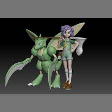 STL file Pokemon Johto Gym Leader Bugsy・3D printable model to download・Cults