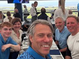 A a fantastic few days @theopen with some of my oldest friends . Decades of  friendship and still laughing even in the Port Rush rain 🌧️