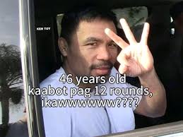19 years old 1 round ra kutob KEN KENTOY TOY 46 years old kaabot pag 12  rounds, ikawwwwww????