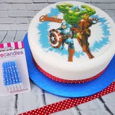 Made with premium card stock. Marvel Avengers Iron Man Cake Decoration Set