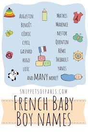 Along with ethan and andrew, other powerful boy names in the us top 1000 include brian, everett, garrett, griffin, harvey, kenzo, merrick, and zane. 162 French Boy Names Unique Popular With Meanings Snippets Of Paris