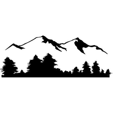 503ea121c9f1503f8026aba08ce48bc2 Jpg 501 501 Silhouette Art Mountain Silhouette Tree Wall Art Diy