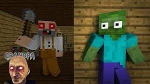 Monster School Grandpa S Horror Game Challenge Monshiiee Minecraft Animations Monster School Horror Game Minecraft School