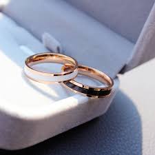Check spelling or type a new query. Cute Female White Black Finger Ring Vintage Stainless Steel Wedding Rings Promise Rose Gold Engagement Rings For Women Rings Aliexpress