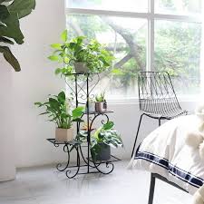 Buy plant pot stands and get the best deals at the lowest prices on ebay! Artisasset Plant Stand 4 Tier 4 Potted Square Flower Display Shelf Home Garden Ornaments Indoor Outdoor Patio Black Walmart Com Walmart Com