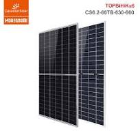 Canadian Solar TOPBiHiKu6 New N-type High Power 182 Pro 132 cell N-type  TOPCon Solar Module 660w 650w 645W 640w 635W Double Glass Solar Panels