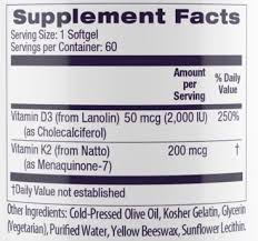 Vitamin d3 k2 supplement side effects. Vitamin D3 K2 Healthy Origins Calcium Metabolism