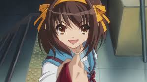 She asks for any aliens, time travelers, sliders or espers to join her. The Melancholy Of Haruhi Suzumiya Sends Condolences To Kyoto Animation