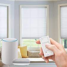 Lutron's new facility management tool empowers you to manage your building from anywhere. Serena Smart Shades Stores Intelligents Motorises En Nid D Abeille Sur Mesure Serena De Lu Home Depot Canada