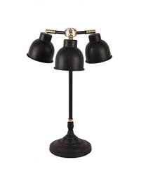 Excellent vintage condition number of items: The Table Or Desk Lamp With Triple Shades A Vintage Look For This Black Metal Desk Lamp Black Metal