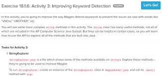 Laurie white of mercer university, who developed. Exercise 18 1 6 Activity 3 Improving Keyword Chegg Com