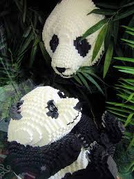 Lego Pandas Amazing Lego Creations Lego Sculptures Cool Lego Creations
