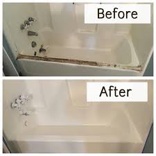 At This House We Removed The Old Shower Door And Gelcoated The Fiberglass Unit White Please Call Specialized Refinish Bathtub Tub Refinishing Bathtub Remodel