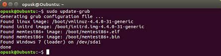 Résultat de recherche d'images pour "ubuntu grub 화면"