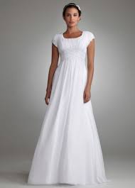Short Sleeved Empire Waist Chiffon Wedding Dress Short Sleeve Wedding Dress Simple Short Sleeve Wedding Dress Modest Wedding Dresses With Sleeves