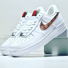 Custom Nike Air Force 1 Gucci Gg Nike Shoes Air Force Nike Air Shoes Custom Nike Shoes