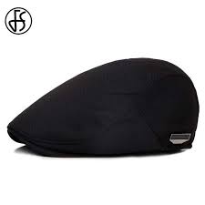 Fs Fashion Flat Caps For Men Hat Unisex Beret Cap Women Summer Casual Sun Breathable Hats Black Berets Cabbie 2019 Chapeau Homme Beret Cap Women Flat Cap Men Berets Cap