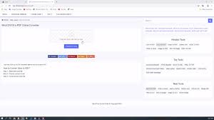 Word Docx To Pdf Online Converter Online Converter Online Tools Pdf
