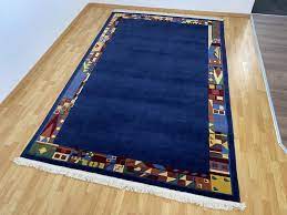 Die geschichte des teppich handwerks in nepal begann im jahr 1959 als zehntausende von tibetern vor den chinesischen besatzungstruppen flohen. Nepal Teppich Avantgard Av 180 Blau Bunt Ebay
