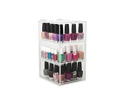 Acrylic nail polish rack wall display (holds 60. Glamour Nail Polish Tower The Makeup Box Shop Australia
