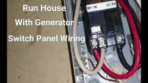 In this case, when you plug your refrigerator, a few lights and any other appliance into the generator outlets, the generator supplies the ground and keeps the appliances safe. How To Hook Up A Generator To Your House Pt 2 Switch Box Wiring Youtube