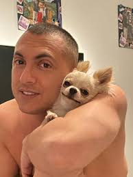 I like riding with my dad the most.❤️🐾🛵