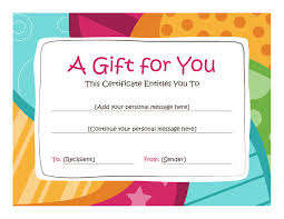 Birthday Gift Certificate Template Free Printable Birthday Gift Certificate Bright Design Templates Free Gift Certificate Template Gift Certificate Template Gift Card Template