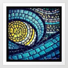 Ocean Sun 15 Fine Mosaic Art By Anne Marie Price Mosaic Art Print Annemarieprice Gift Idea Ocean Sun Mosaic Waves Mosaic Mosaic Projects