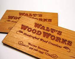 One might think that wood business cards are just a concept. Wooden Business Cards Inspiration Cardfaves