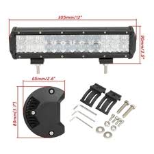 5d 12 Inch Off Road Led Light Bar Cree Led 72w 30 Degree Spot 60 Degree Flood Combo Beam Car Light For Off Road Truck 4wd Boat Jeep Beautifulhalo Com