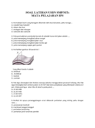 Pengaruh etika bisnis dalam online shop berpengaruh dan sangat erat kaitannya tentang transaki maupun jual beli. Soal Latihan Usbn Smp