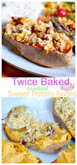Twice Baked Sweet Potato Recipe Kid Friendly Things To Do Recipe Sweet Potato Recipes Sweet Potato Recipes Baked Twice Baked Sweet Potatoes